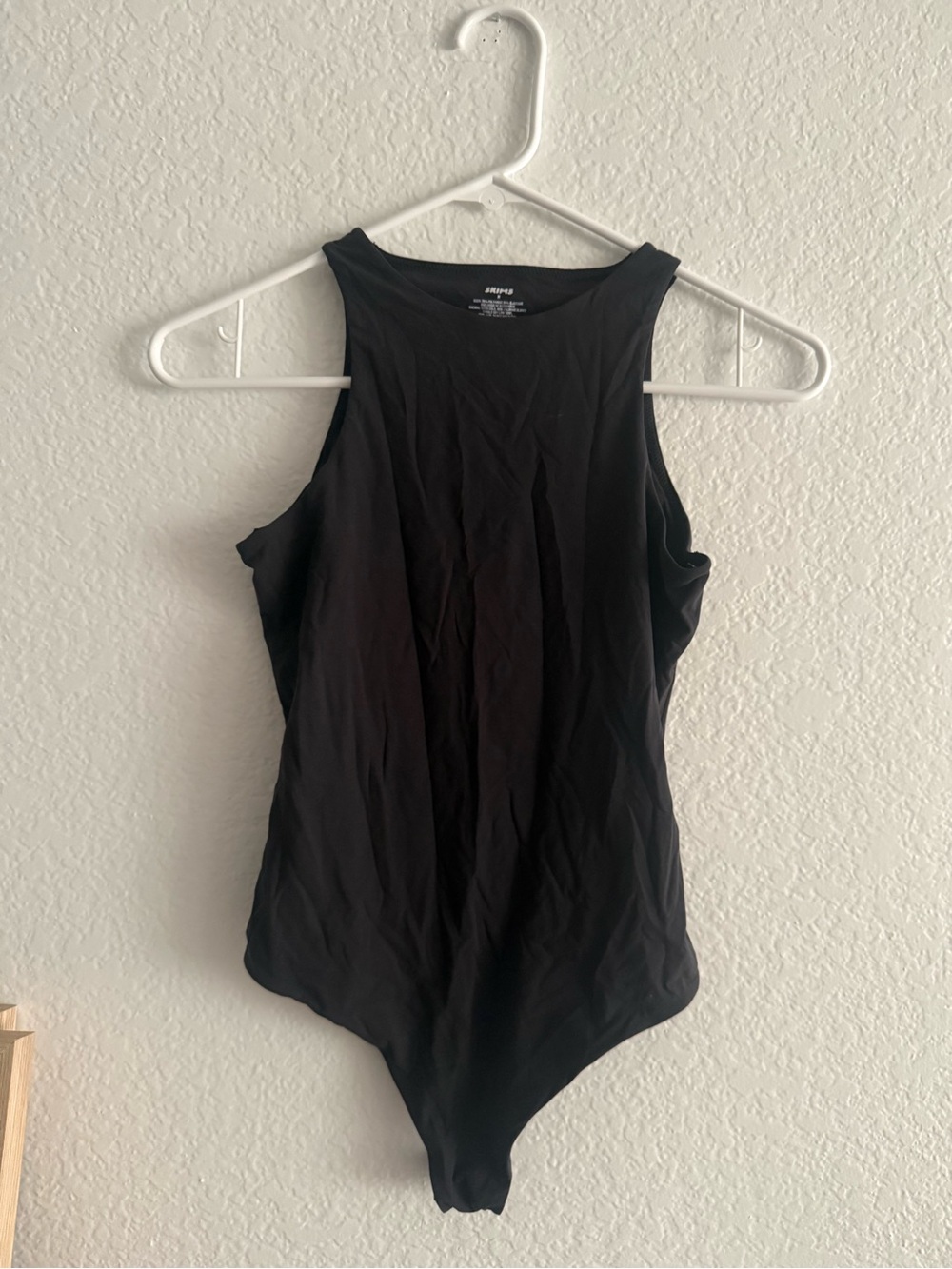 SKIMS Black Sleeveless High-Neck Bodysuit